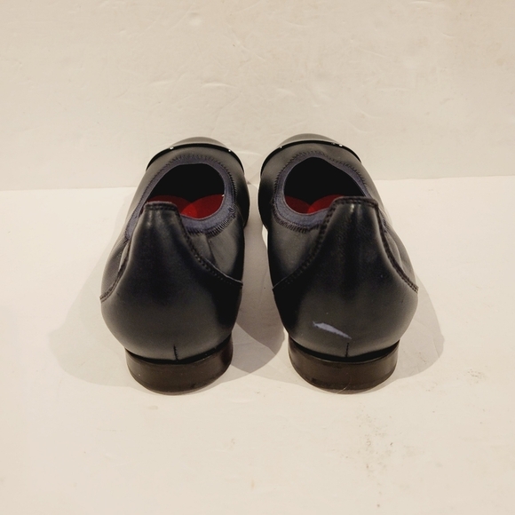 Munro Mila Ballet Flats Cap Toe Black Leather Arch Support Size 8 W US - Picture 5 of 7